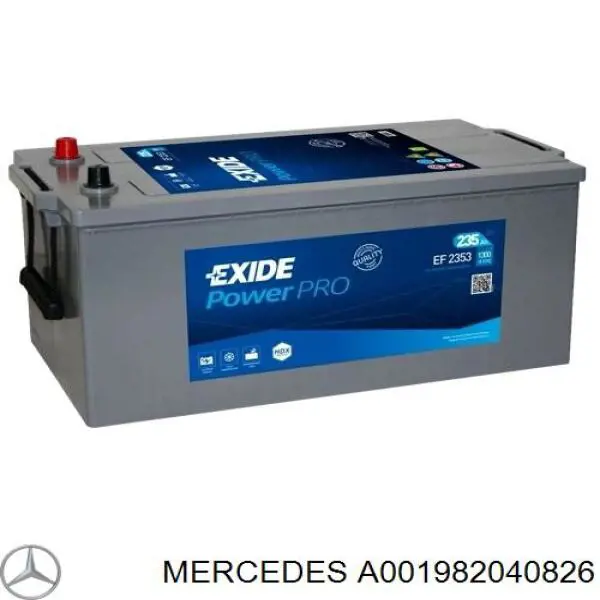 Compre A001982040826 Mercedes Bateria recarregável (PILHA)