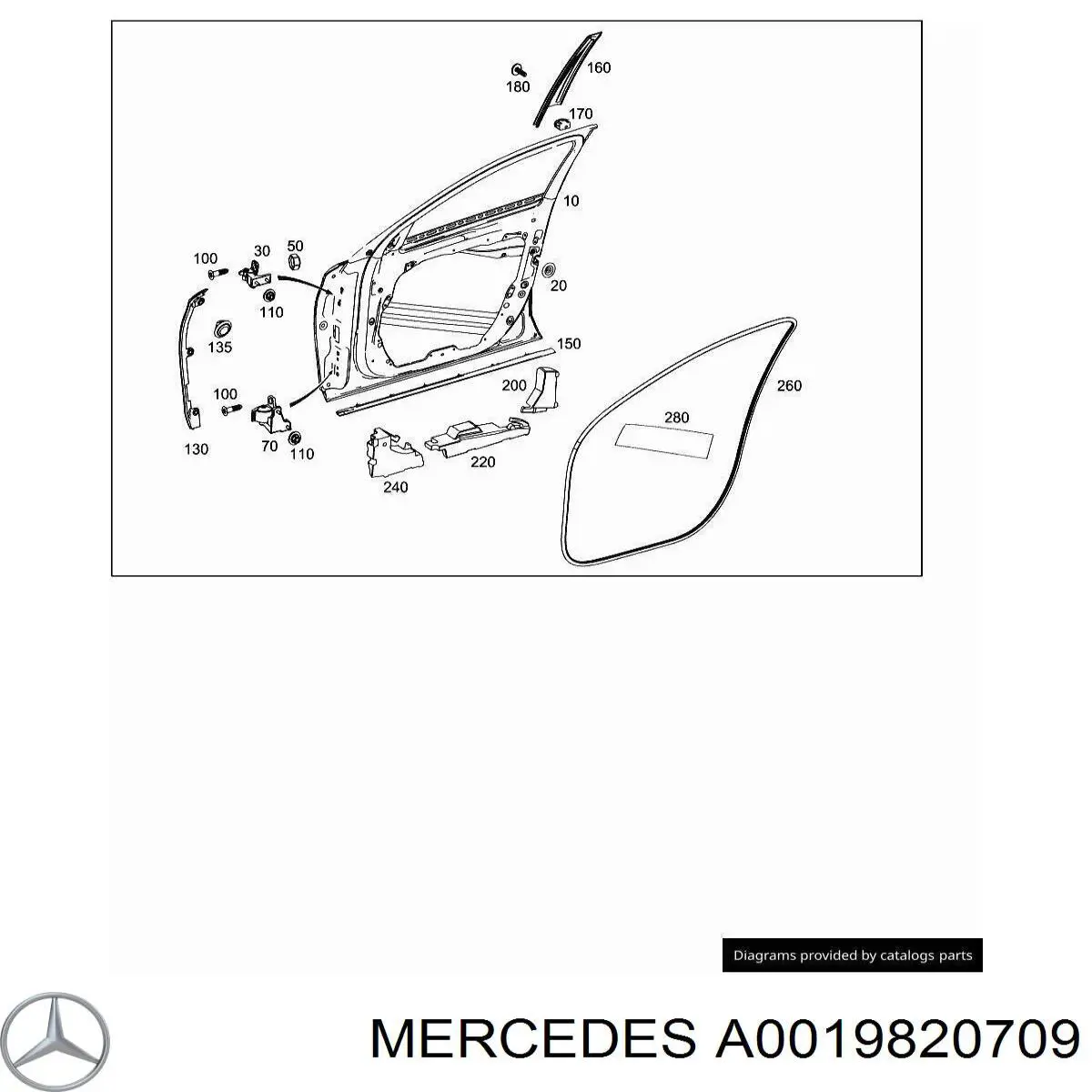  Mercedes A0019820709 preço, a partir de 6,25 USD