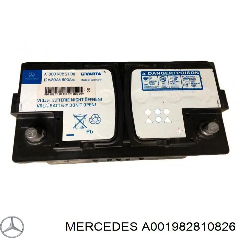 Bateria recarregável (PILHA) Mercedes A001982810826 preço, a partir de 227,29 USD