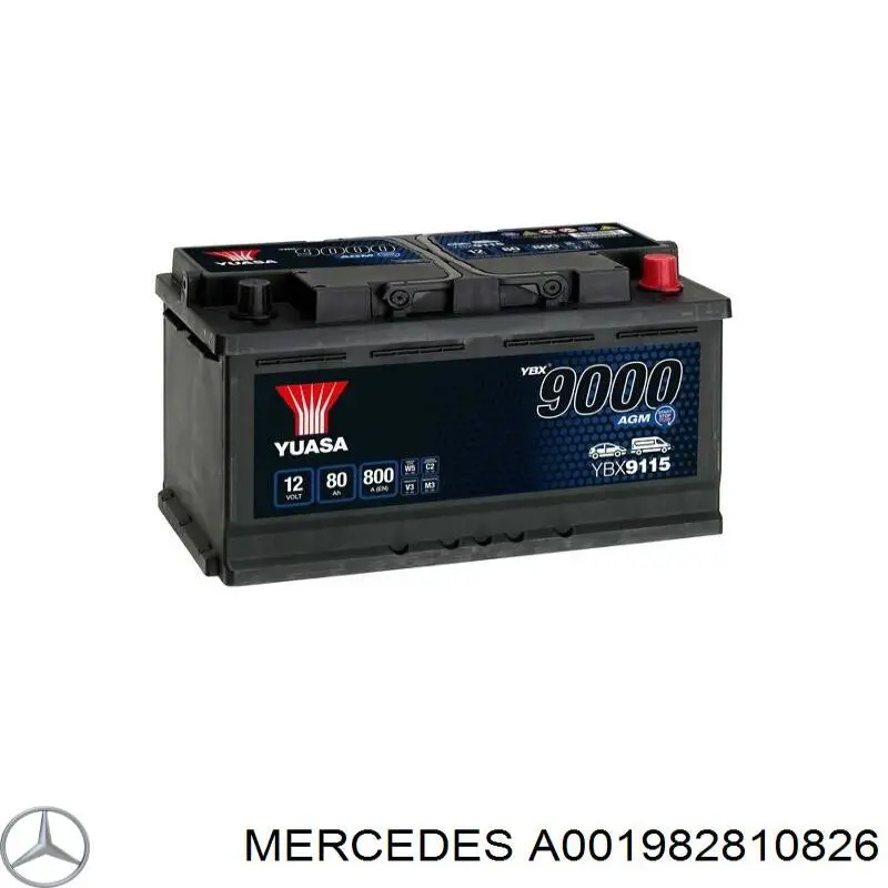 A001982810826 Mercedes Bateria recarregável (PILHA)