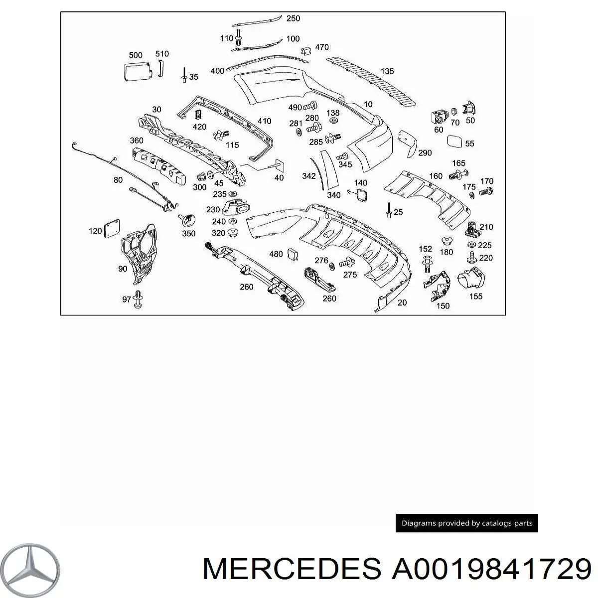 A0019841729 Mercedes 