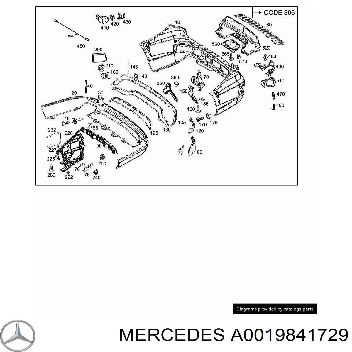 Compre A0019841729 Mercedes 