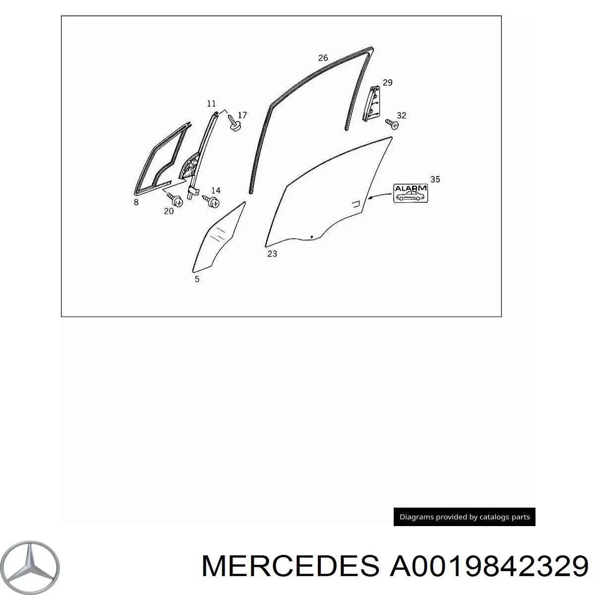 A0019842329 Mercedes 
