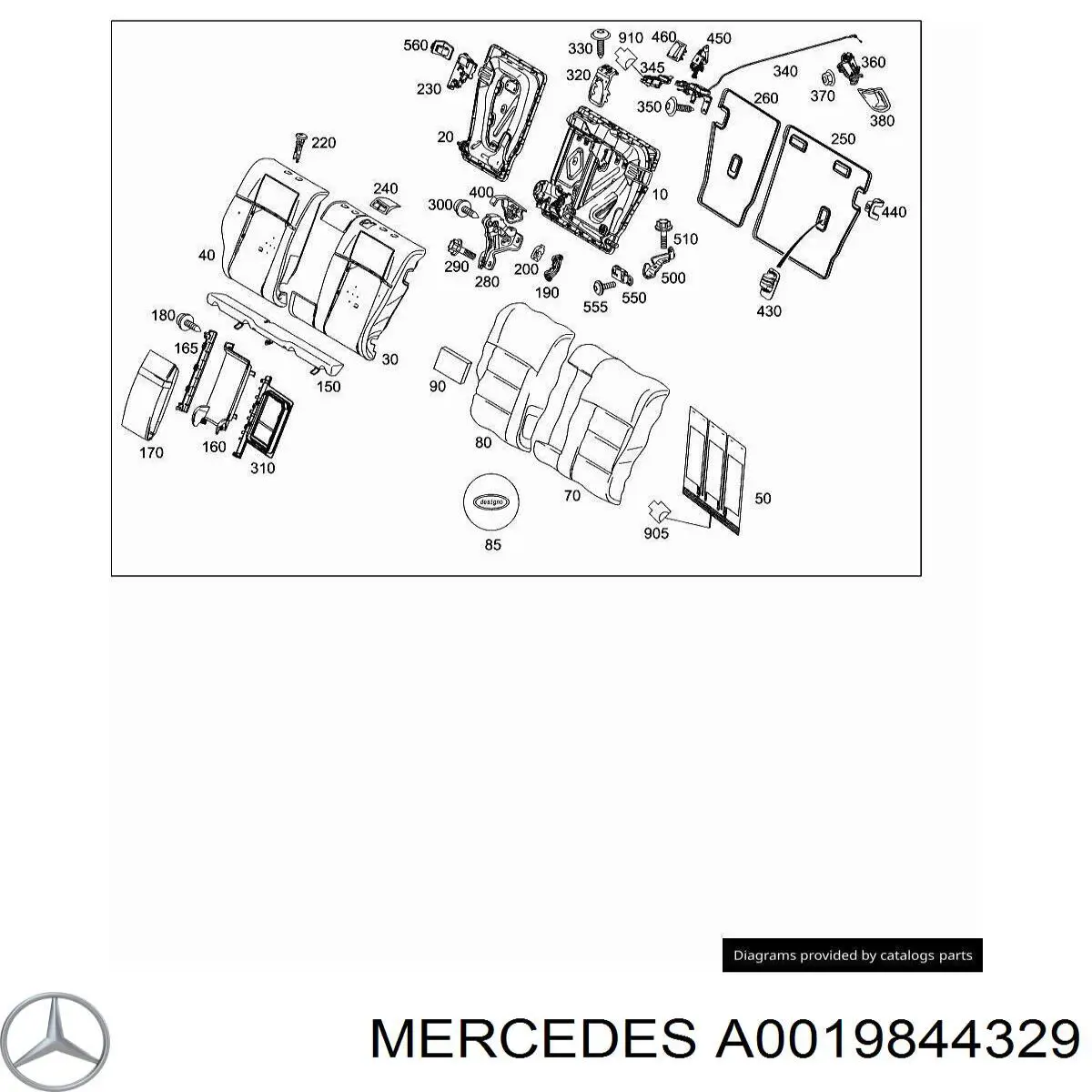 Compre A0019844329 Mercedes Parafuso de panela de motor