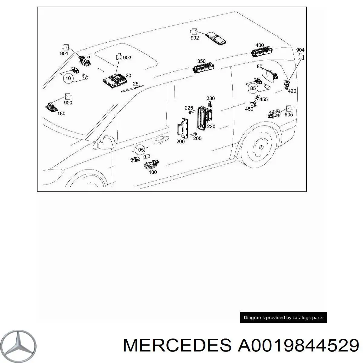  Mercedes A0019844529 preço, a partir de 4,35 USD