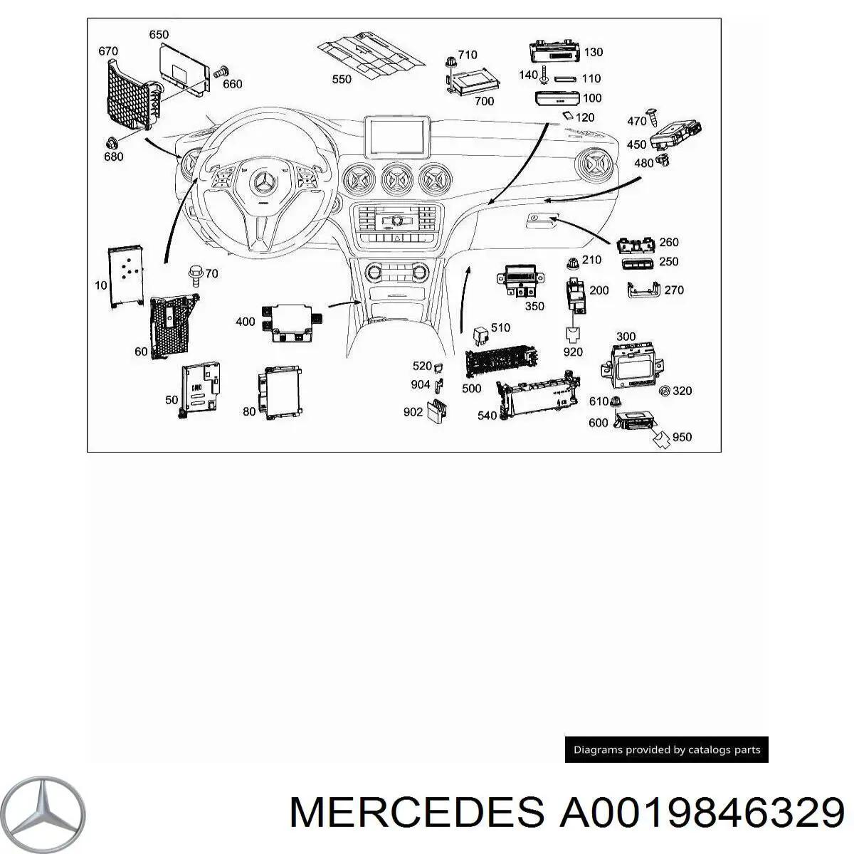A0019846329 Mercedes 