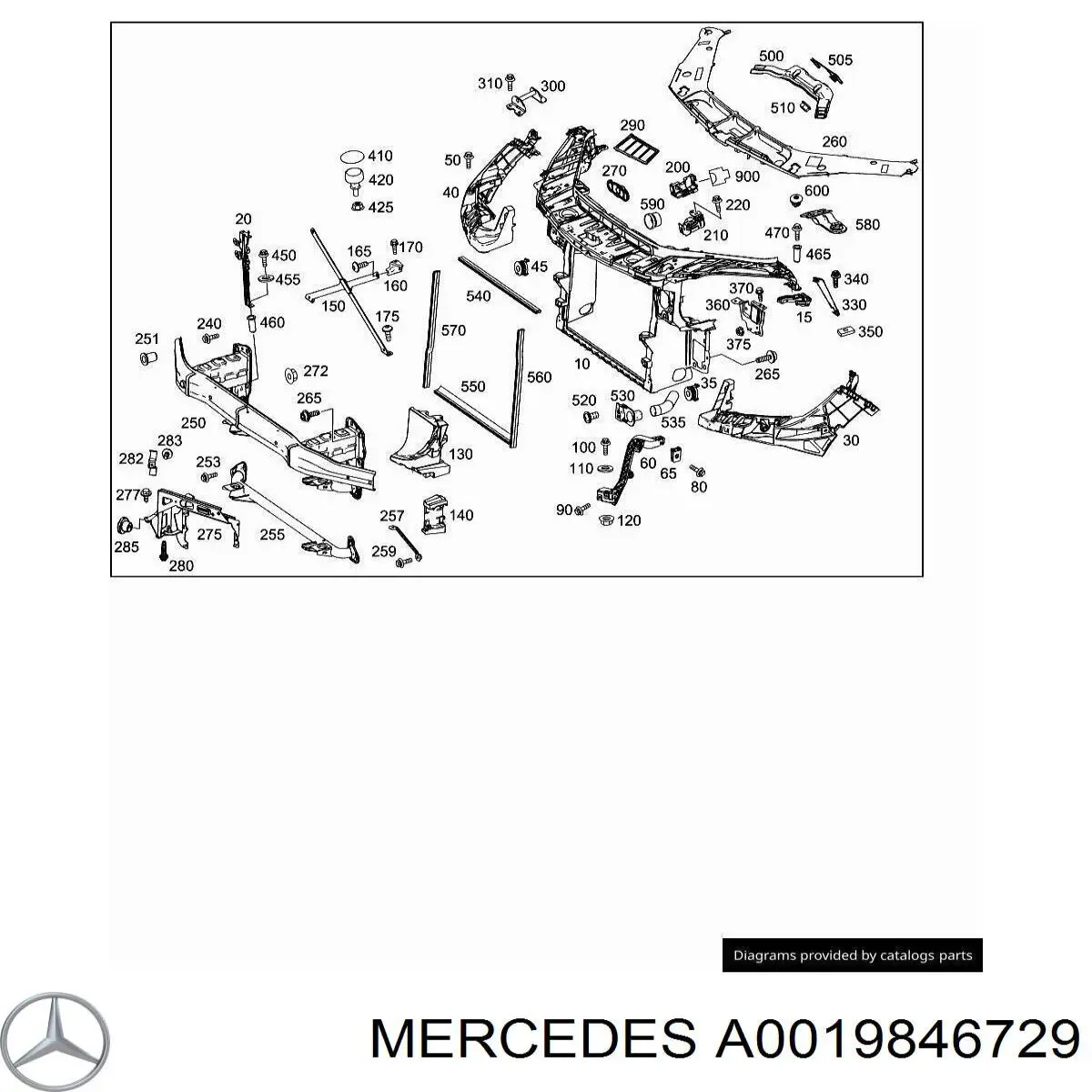 A0019846729 Mercedes 