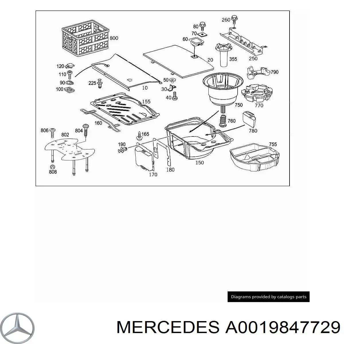  Mercedes A0019847729 preço, a partir de 3,67 USD