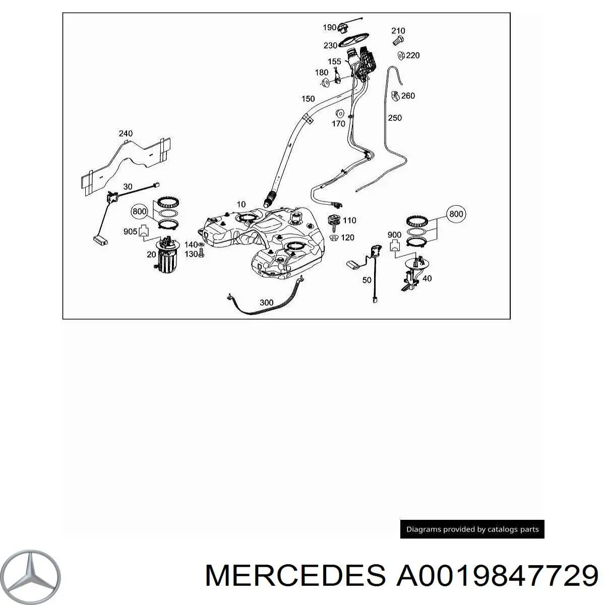 Compre A0019847729 Mercedes 