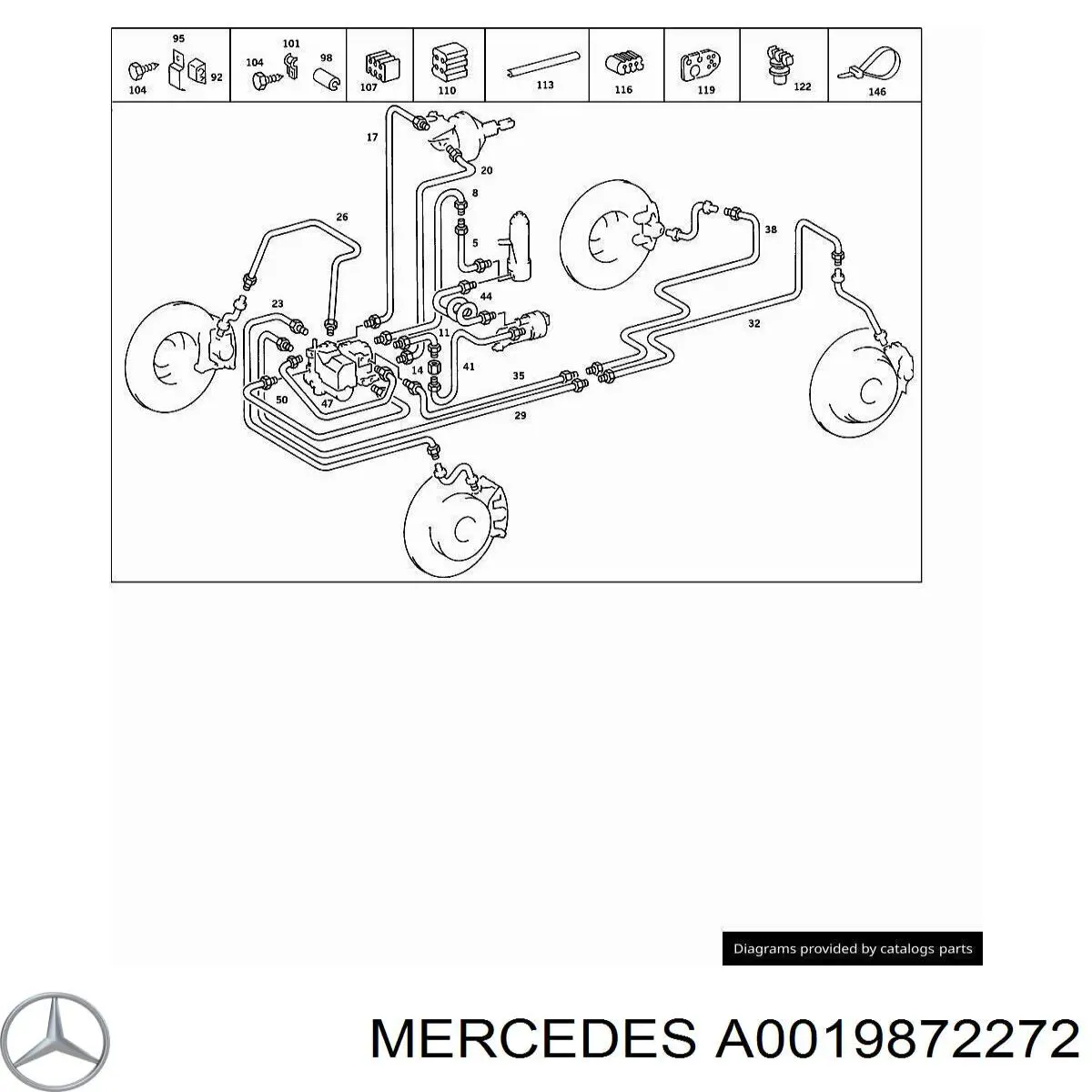 Compre A0019872272 Mercedes 