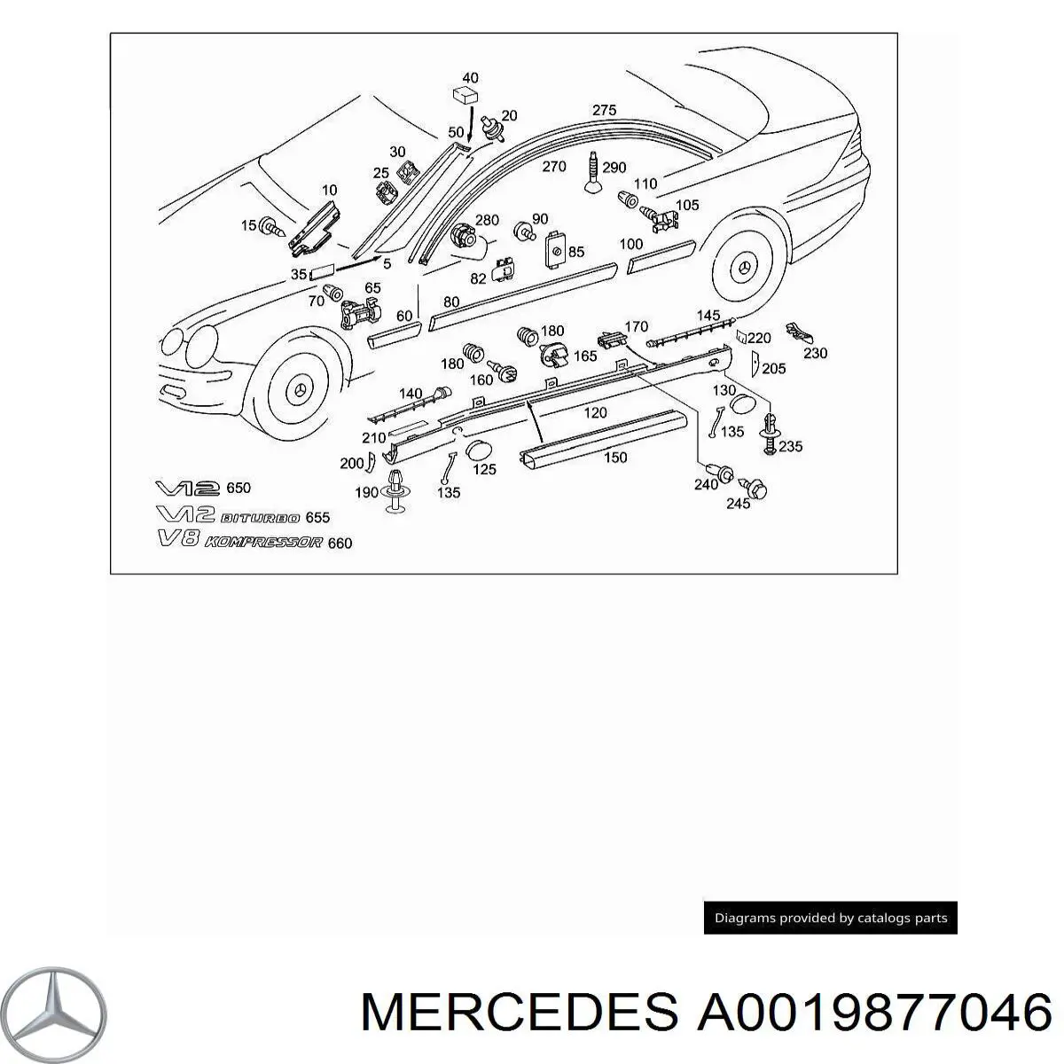 Compre A0019877046 Mercedes 