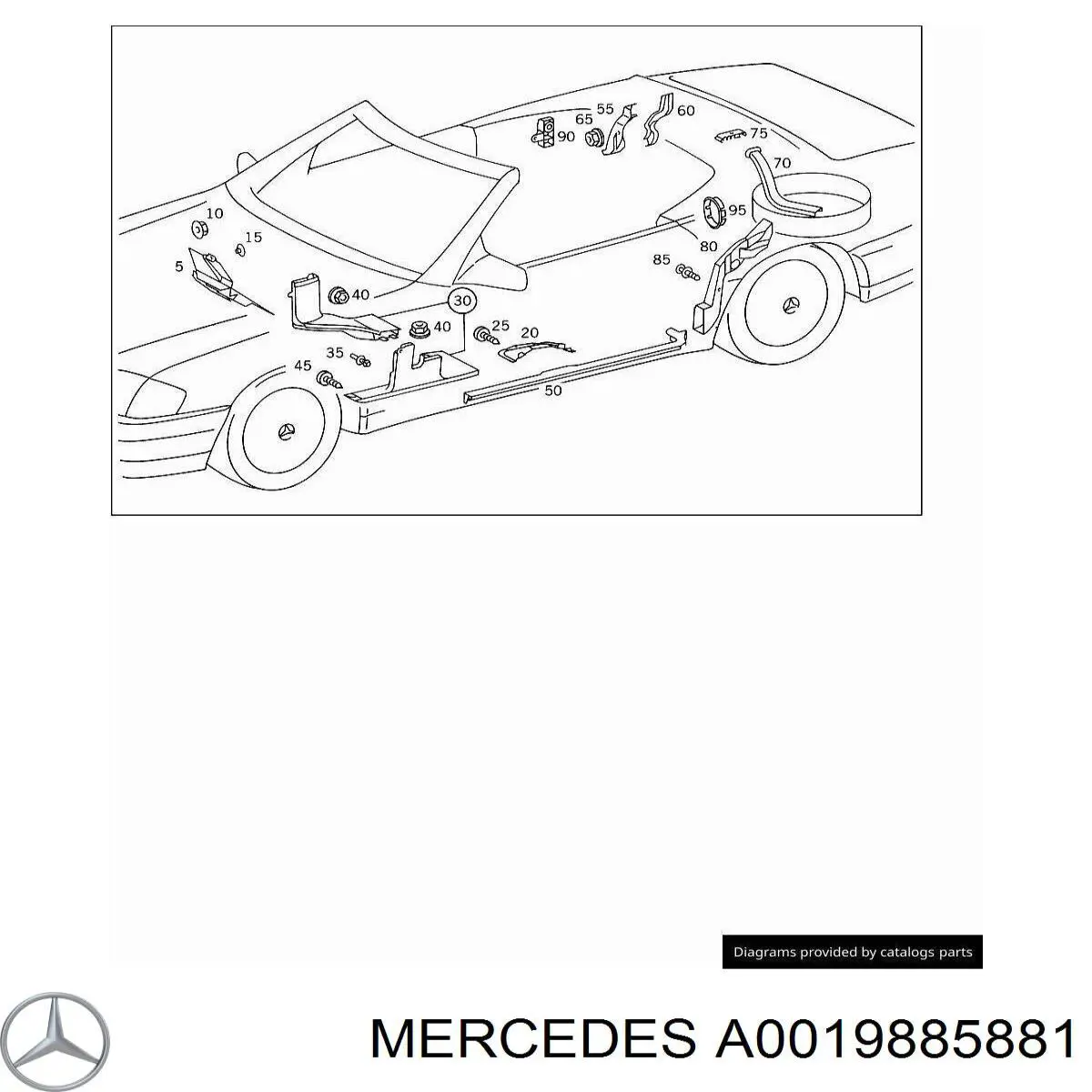  Mercedes A0019885881 preço, a partir de 8,52 USD