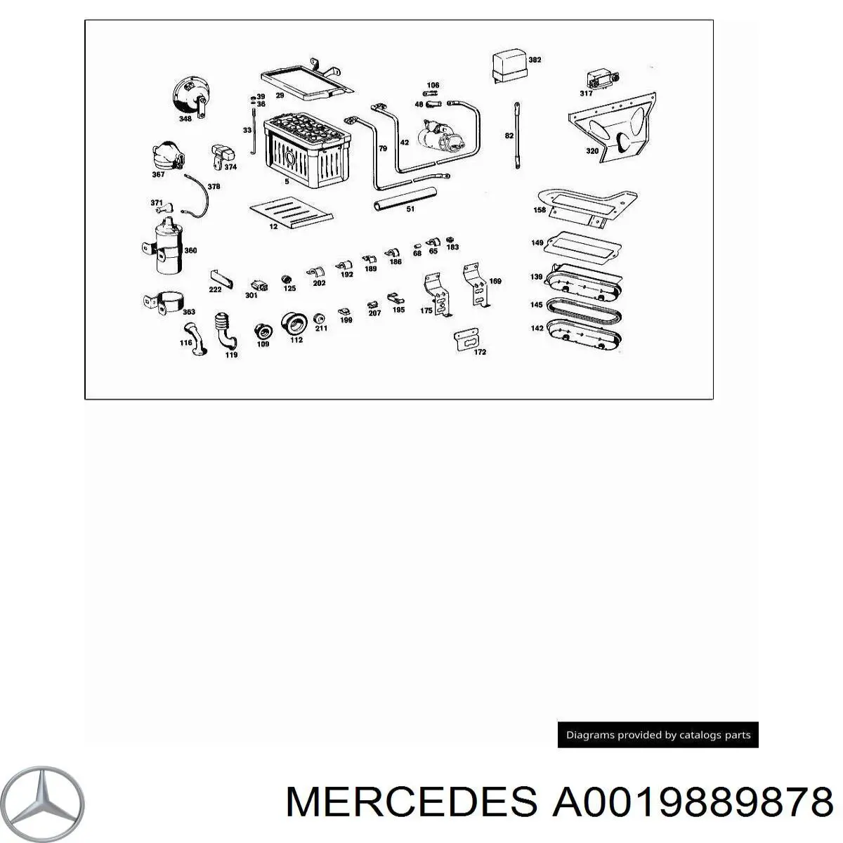 A0019889878 Mercedes 