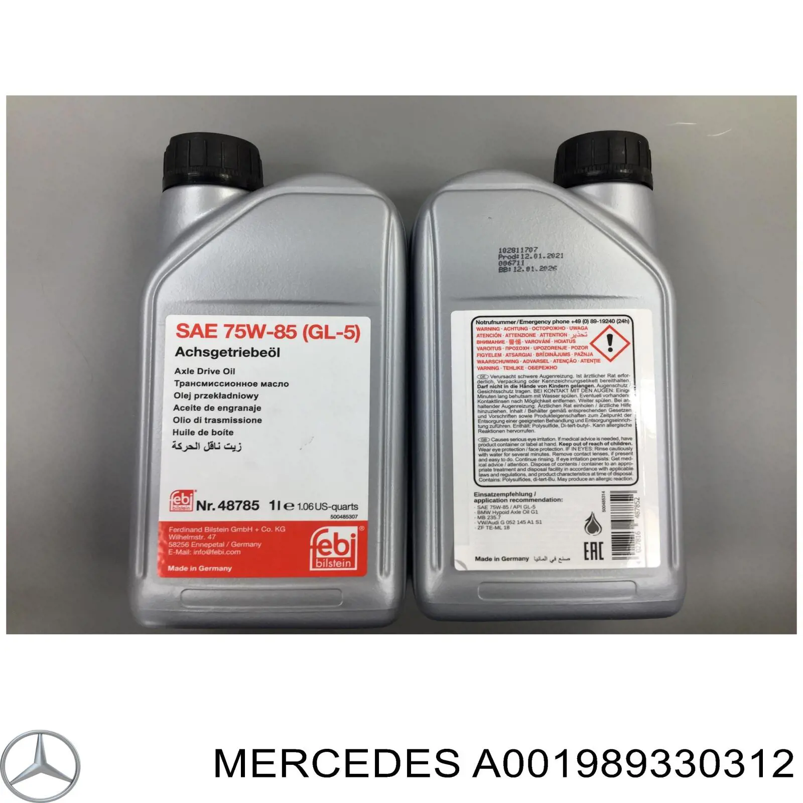 Compre A001989330312 Mercedes Óleo de transmissão