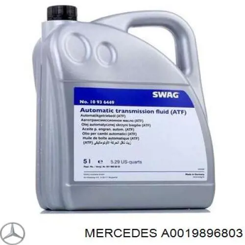 A0019896803 Mercedes Óleo de transmissão