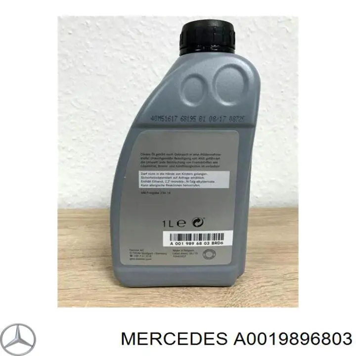 Óleo de transmissão A0019896803 Mercedes