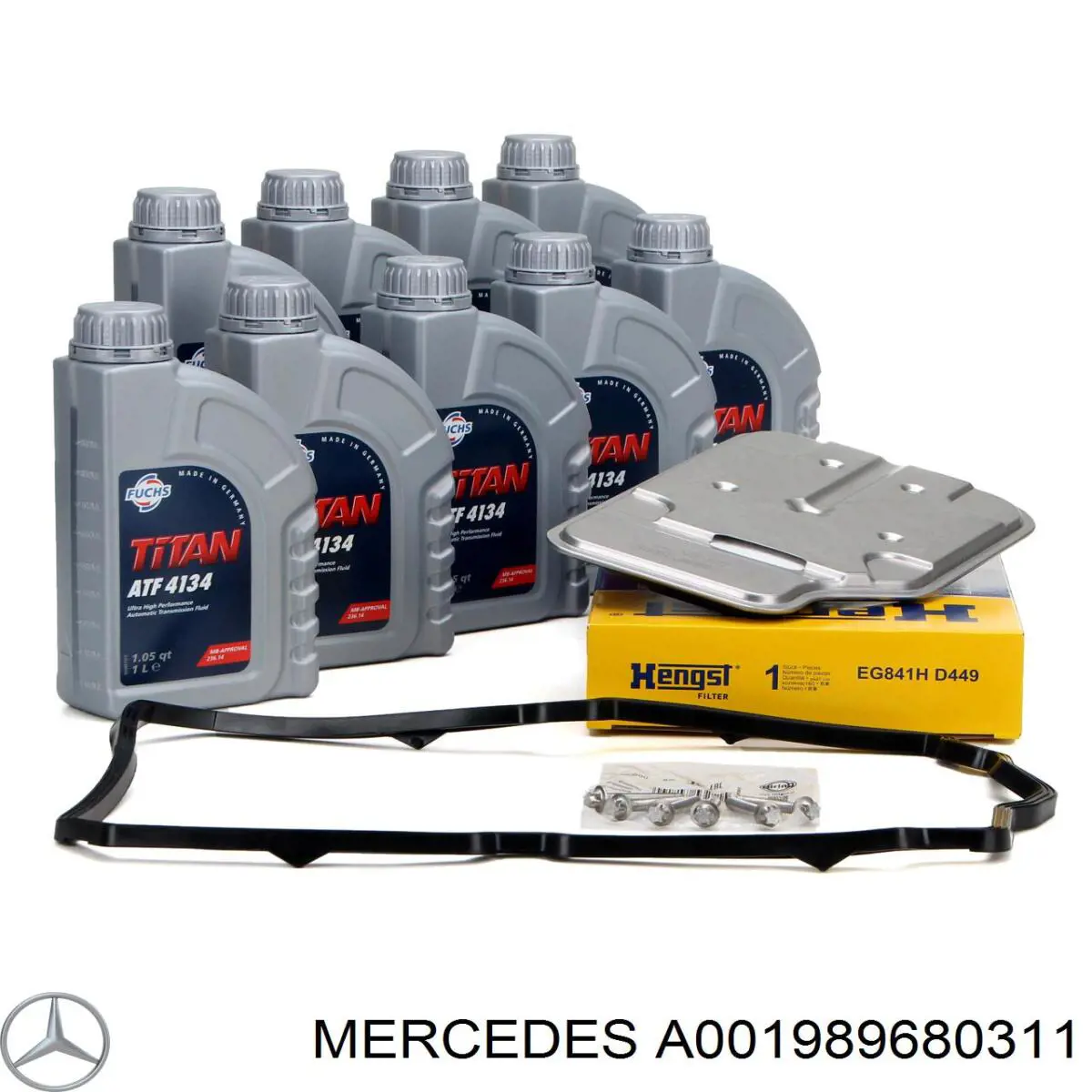 Óleo de transmissão A001989680311 Mercedes