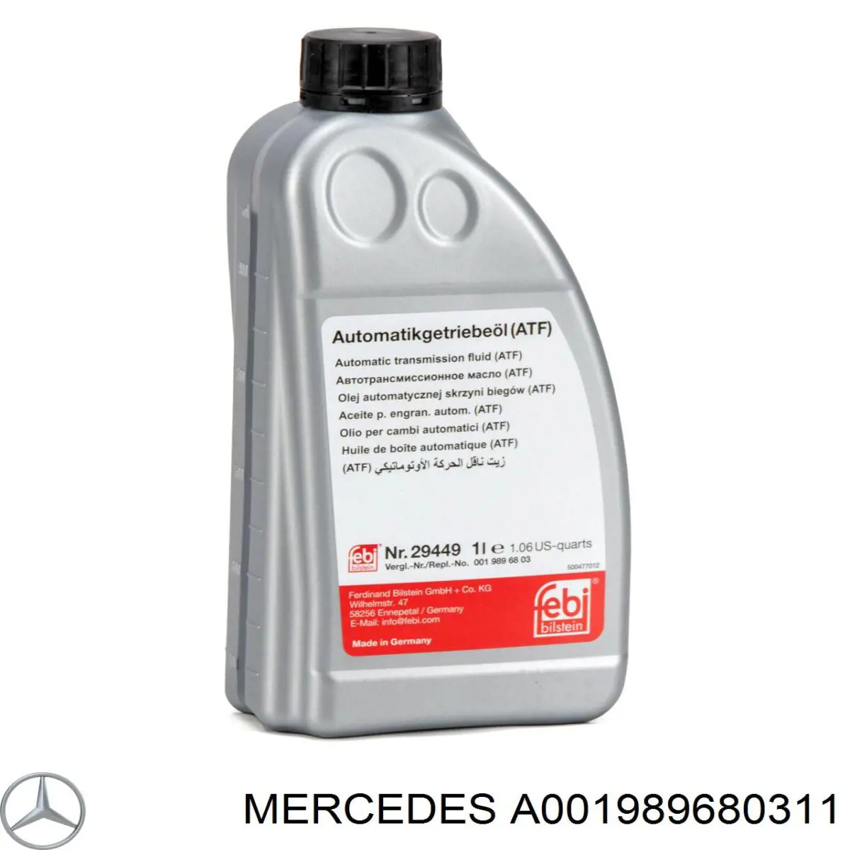 A001989680311 Mercedes Óleo de transmissão