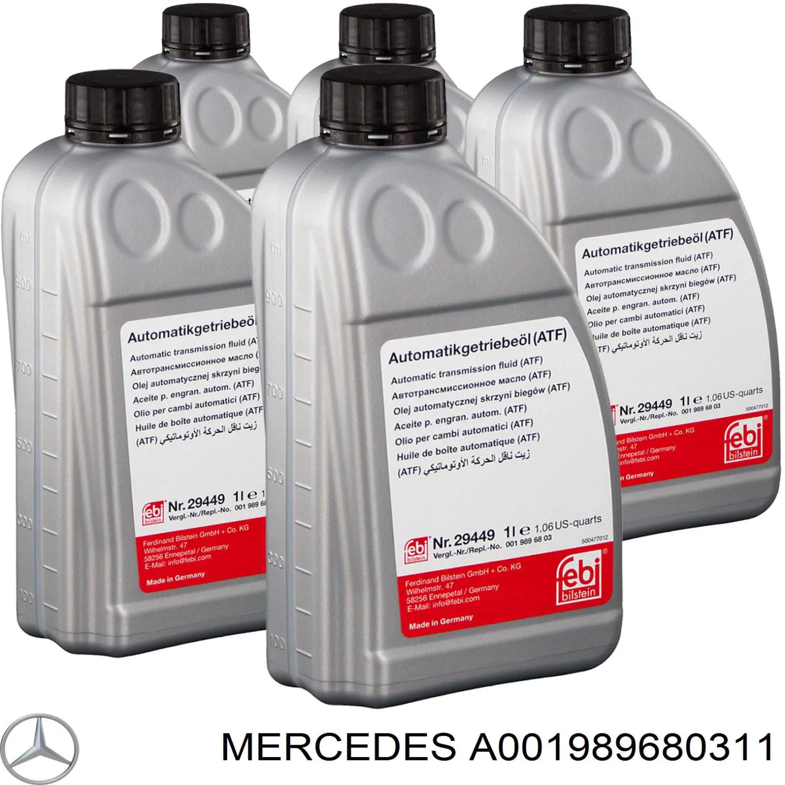 Compre A001989680311 Mercedes Óleo de transmissão