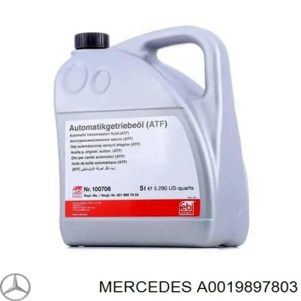 Óleo de transmissão A0019897803 Mercedes