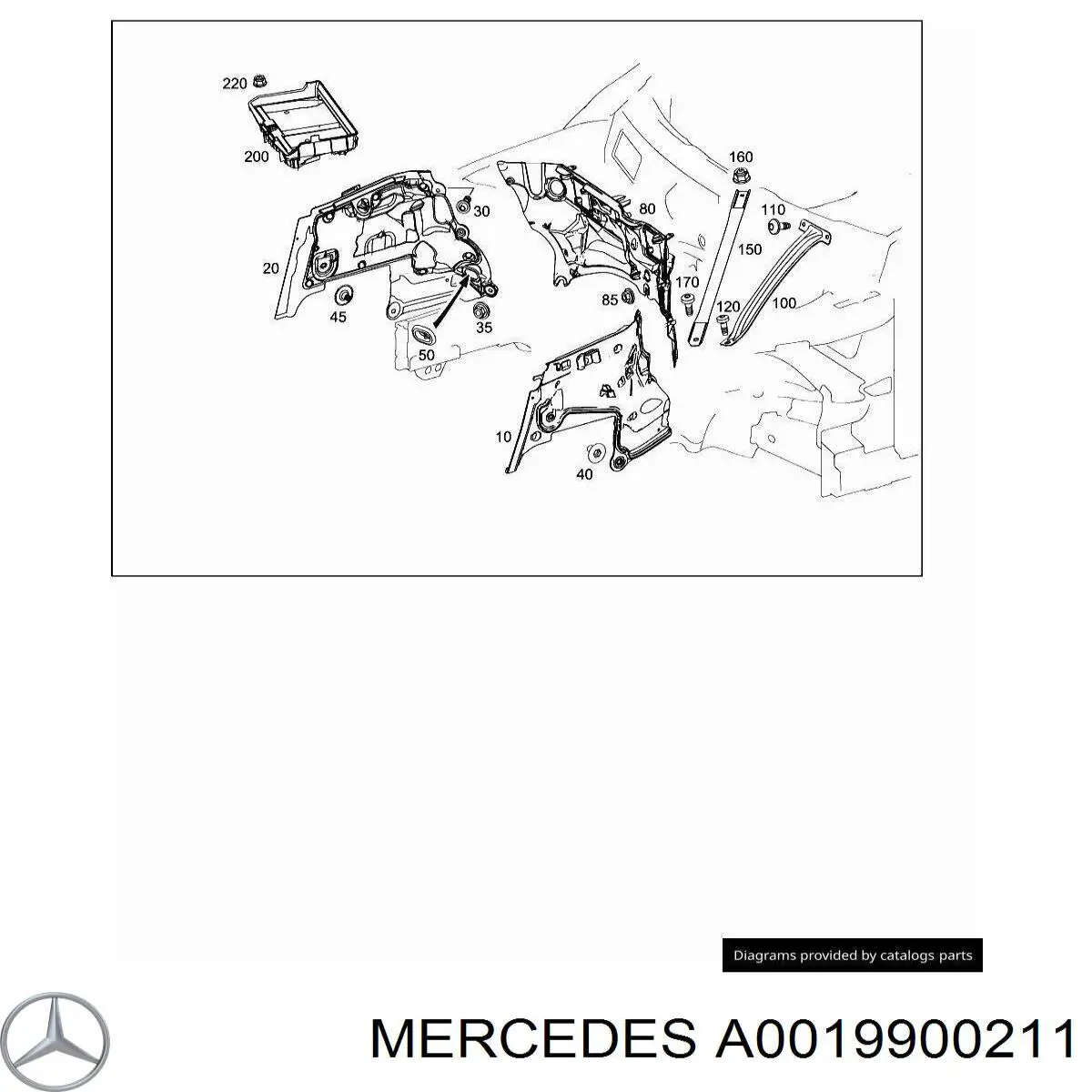  Mercedes A0019900211 preço, a partir de 5,82 USD
