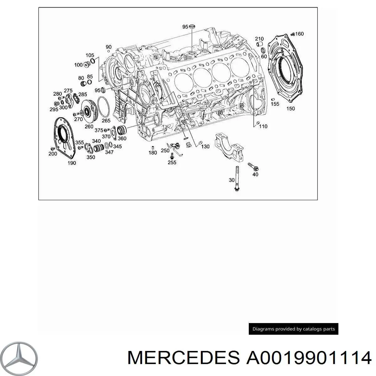 A0019901114 Mercedes 