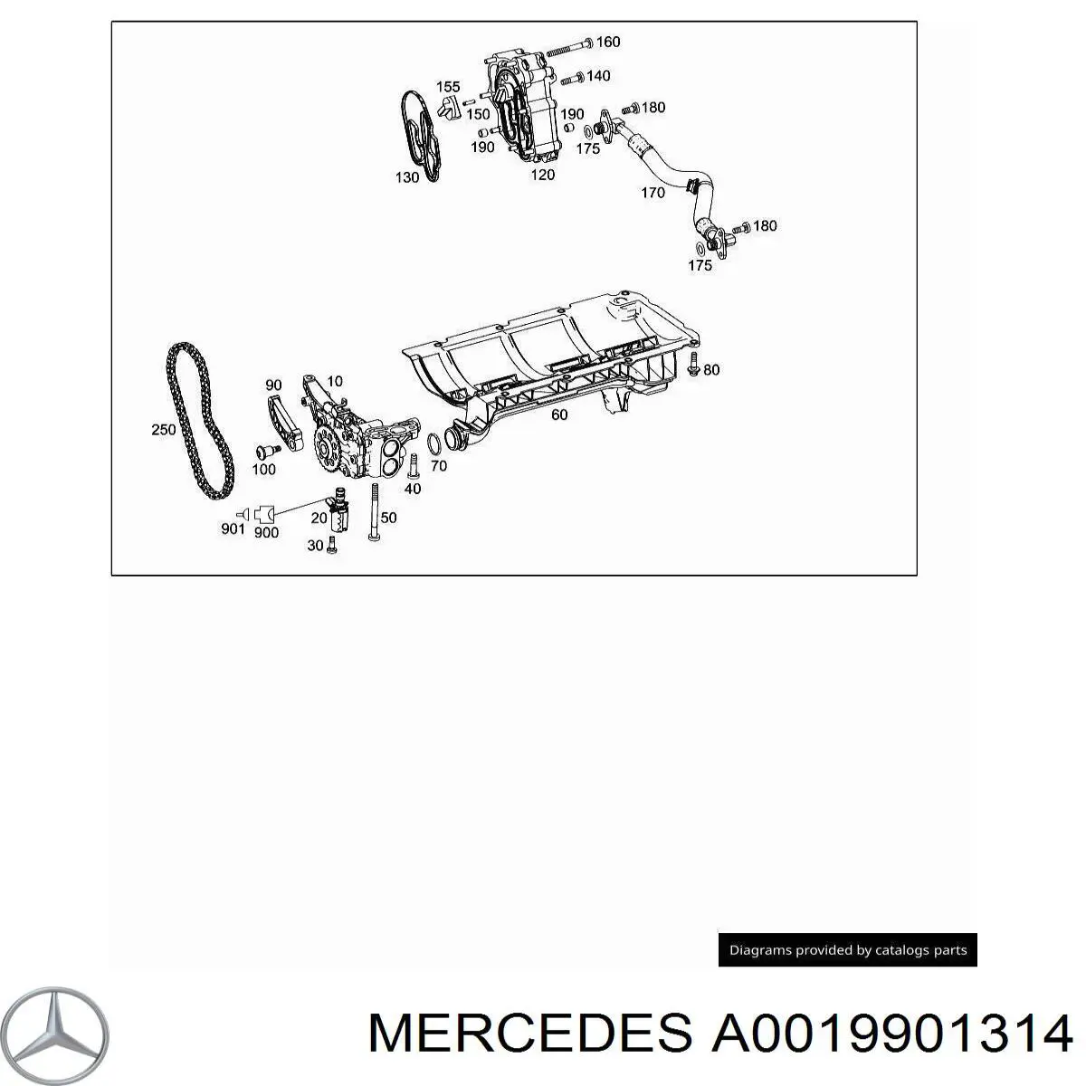 A0019901314 Mercedes 
