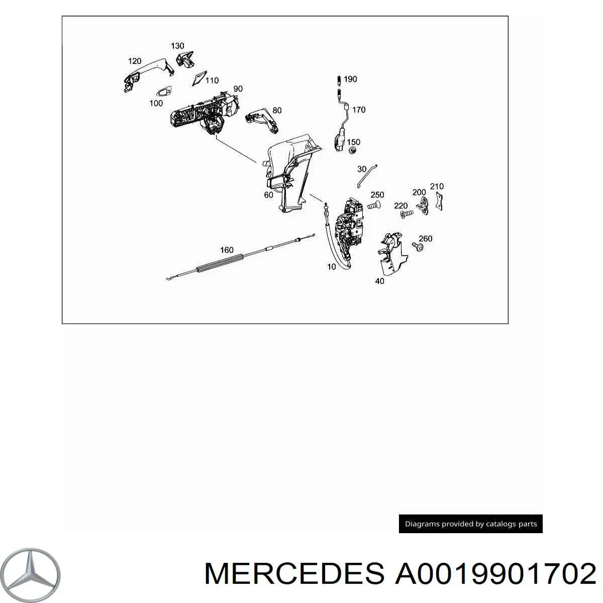 A0019901002 Mercedes 