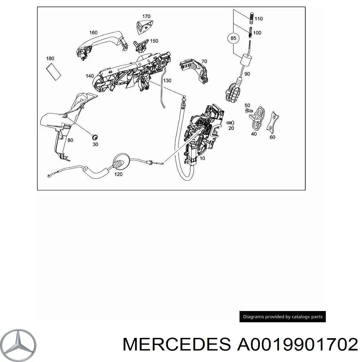  Mercedes A0019901002 preço, a partir de 1,75 USD