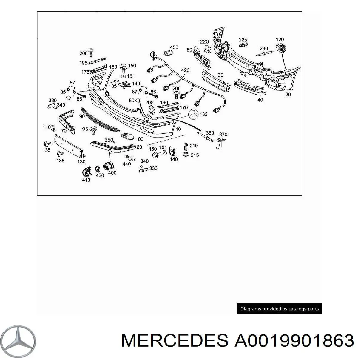 A0019901863 Mercedes 