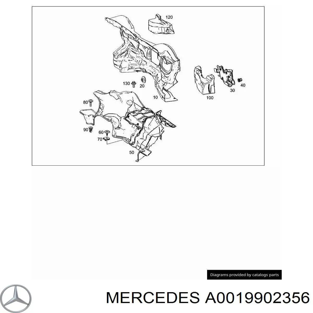 Porca cativa para parafuso auto-roscante Mercedes A0019902356 preço, a partir de 1,00 USD