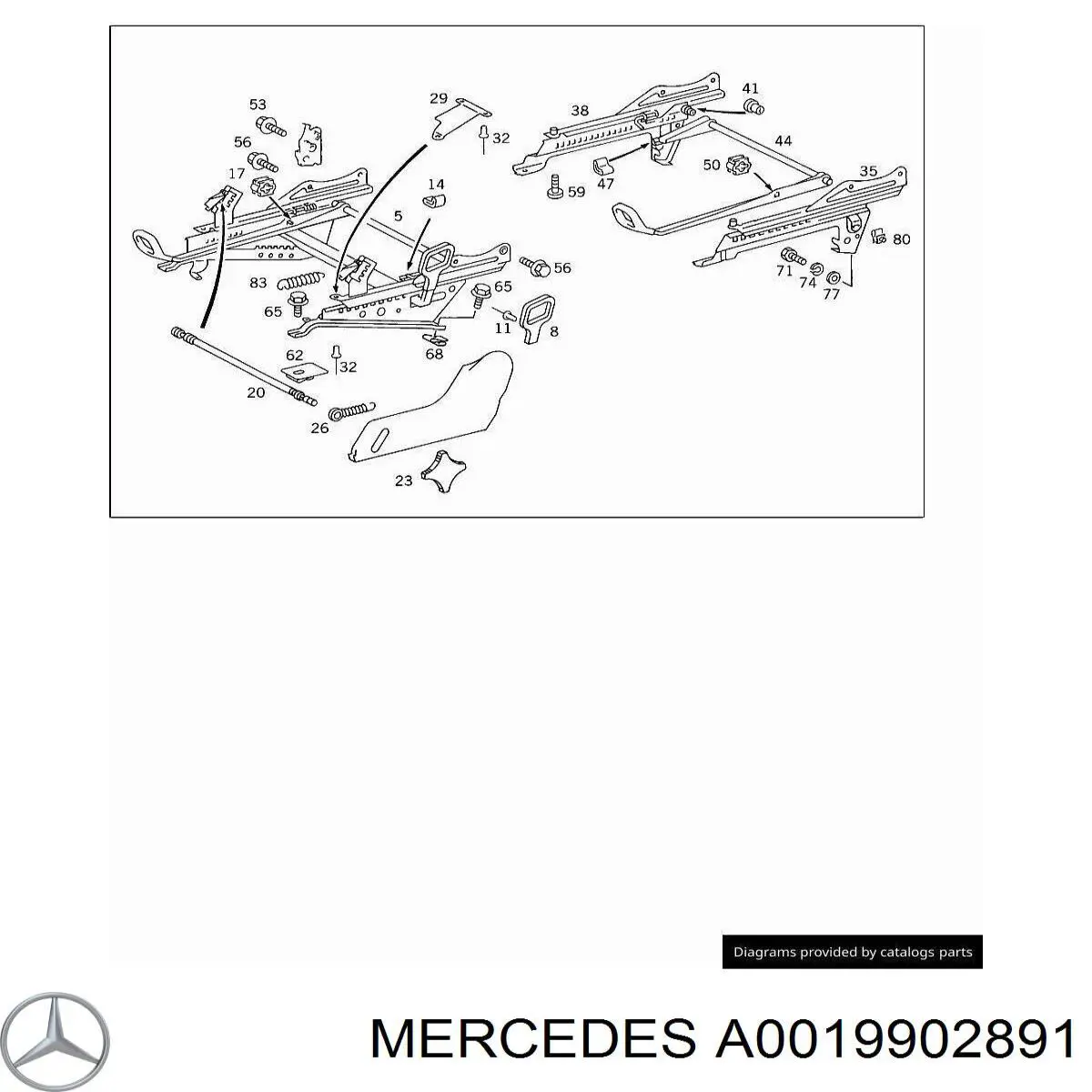 A0019902891 Mercedes 