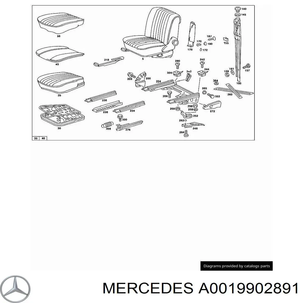  Mercedes A0019902891 preço, a partir de 14,37 USD