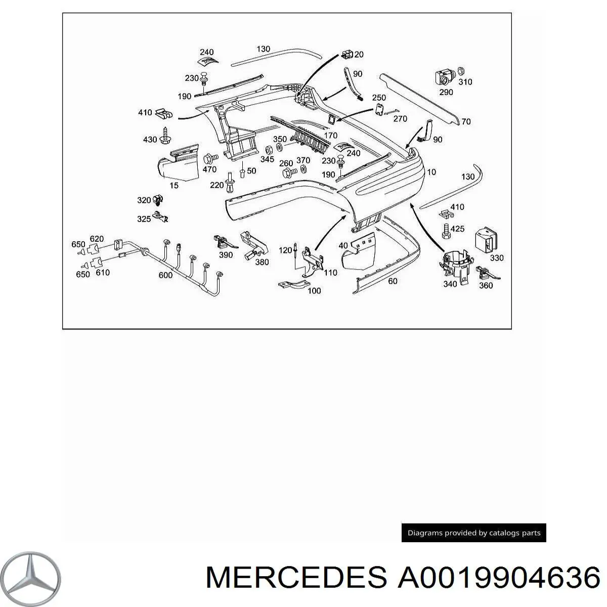 A0019904636 Mercedes 