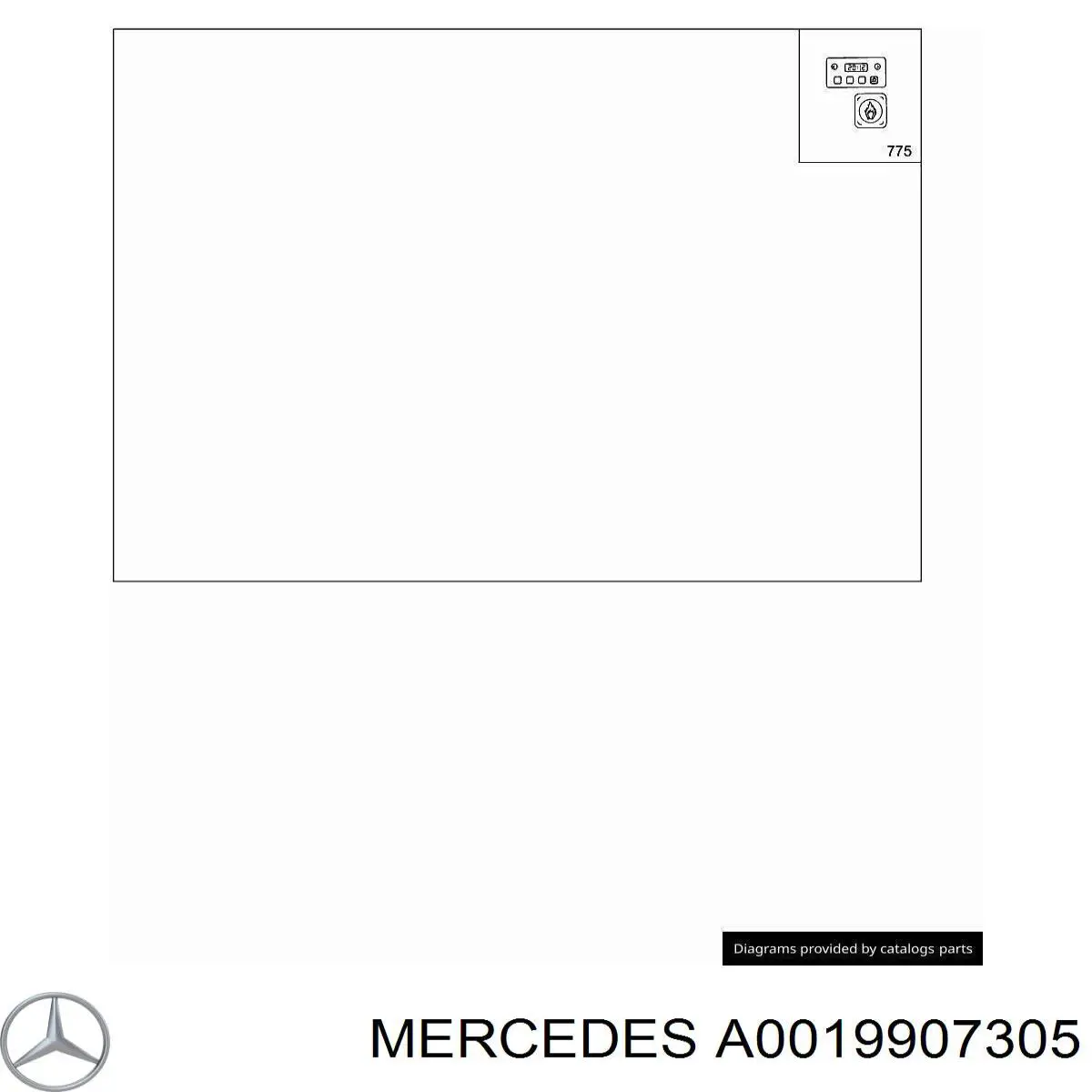 A0019907305 Mercedes 