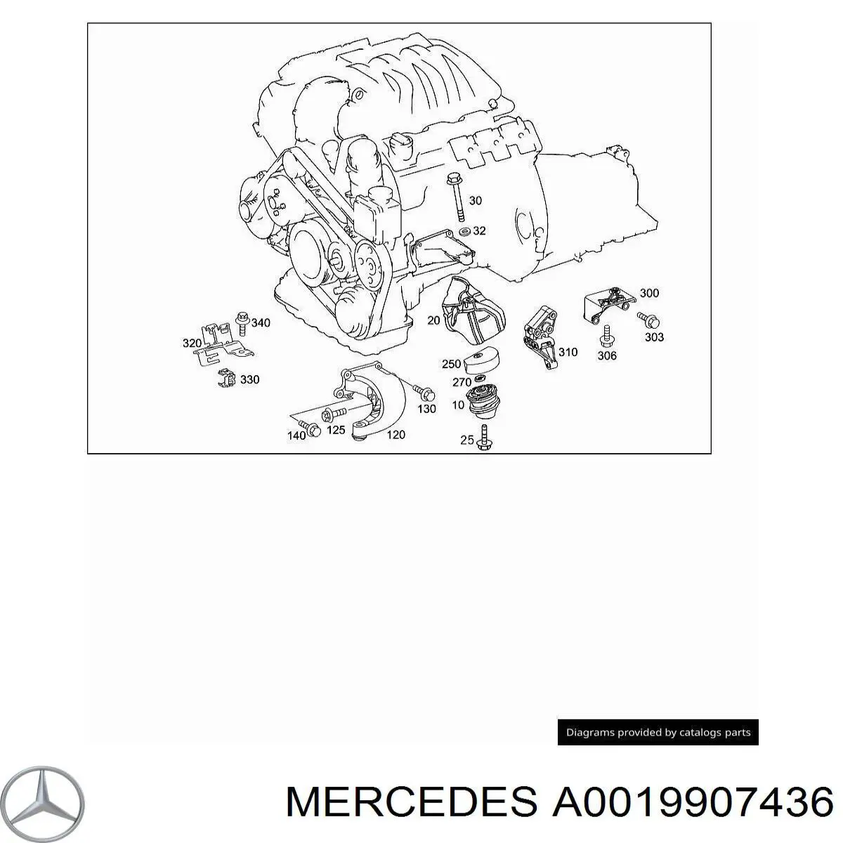  Mercedes A0019907436 preço, a partir de 2,59 USD
