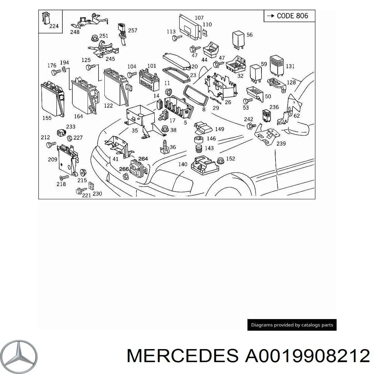  Mercedes A0019908212 preço, a partir de 3,51 USD