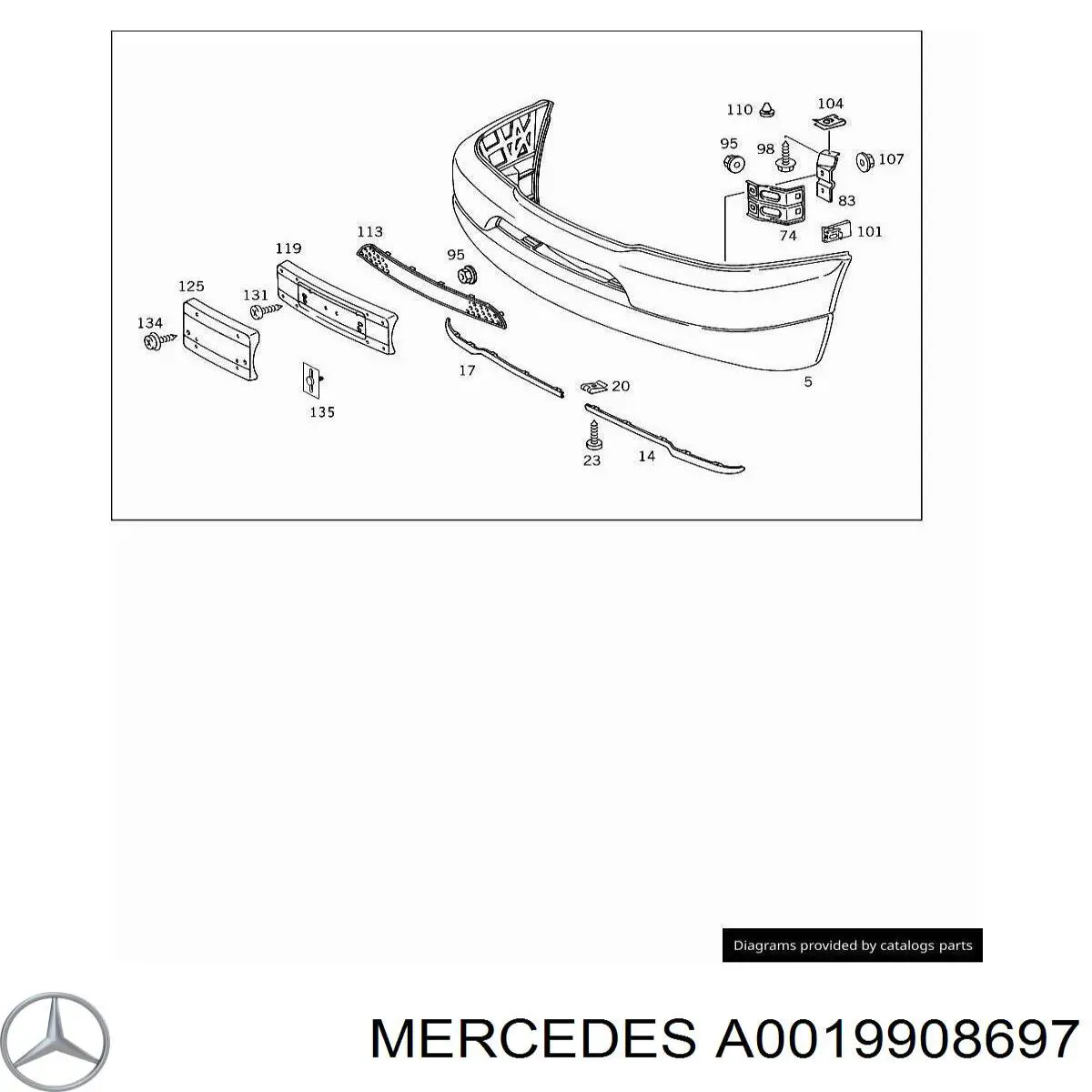 Compre A0019908697 Mercedes 