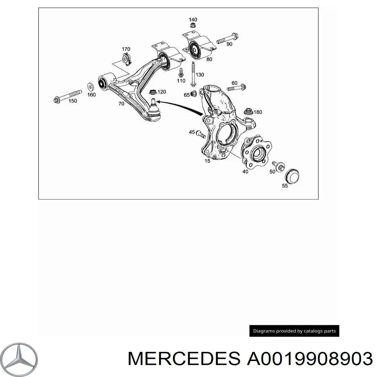  Mercedes A0019908903 preço, a partir de 32,87 USD