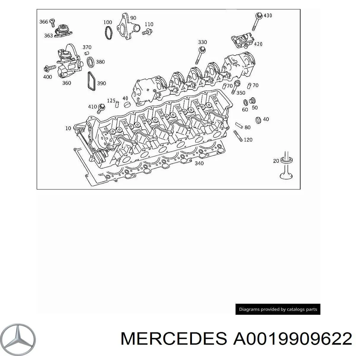  Mercedes A0019909622 preço, a partir de 42,87 USD