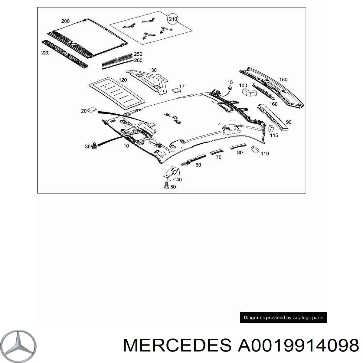 A0019914098 Mercedes 