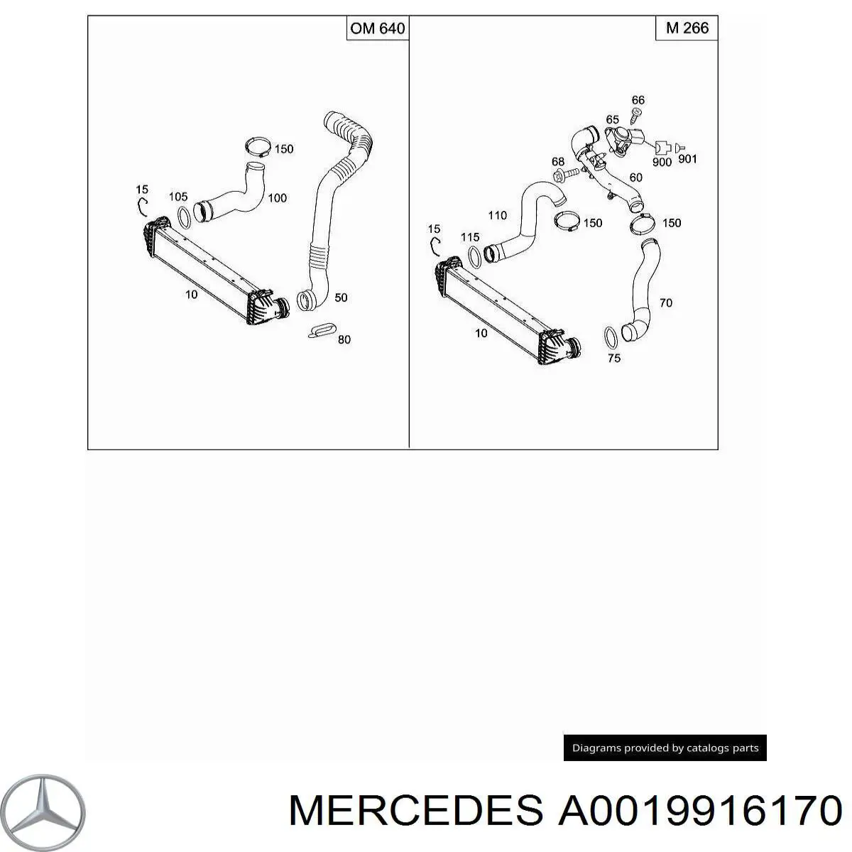 A0019916170 Mercedes 