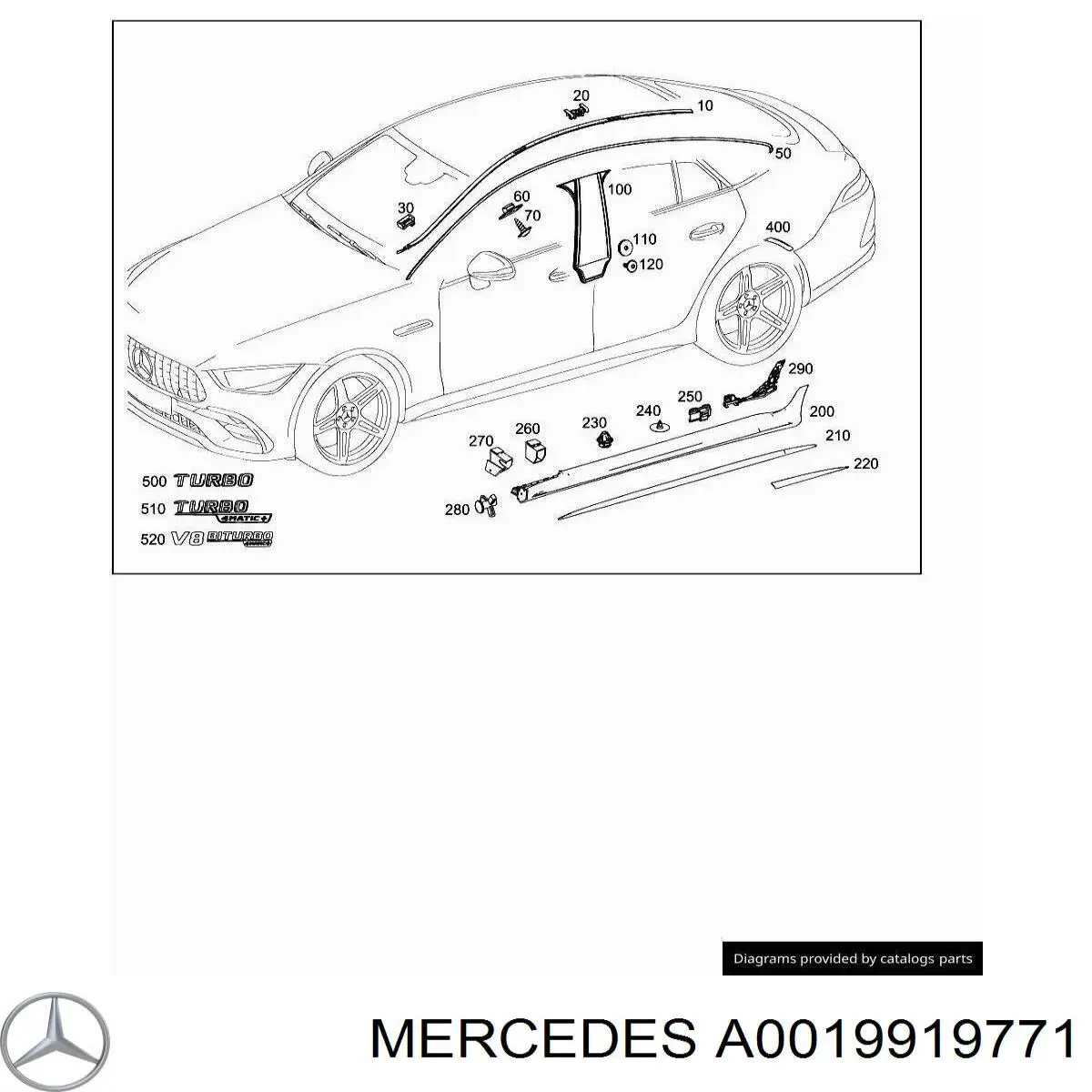  Mercedes A0019919771 preço, a partir de 9,47 USD