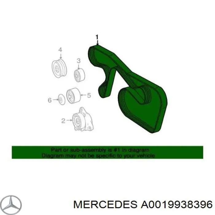 Compre A0019938396 Mercedes Correia dos conjuntos de transmissão
