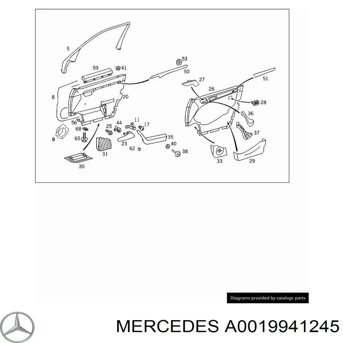 Compre 7701057716 Renault (RVI) Cápsula (prendedor) de fixação de revestimento da porta