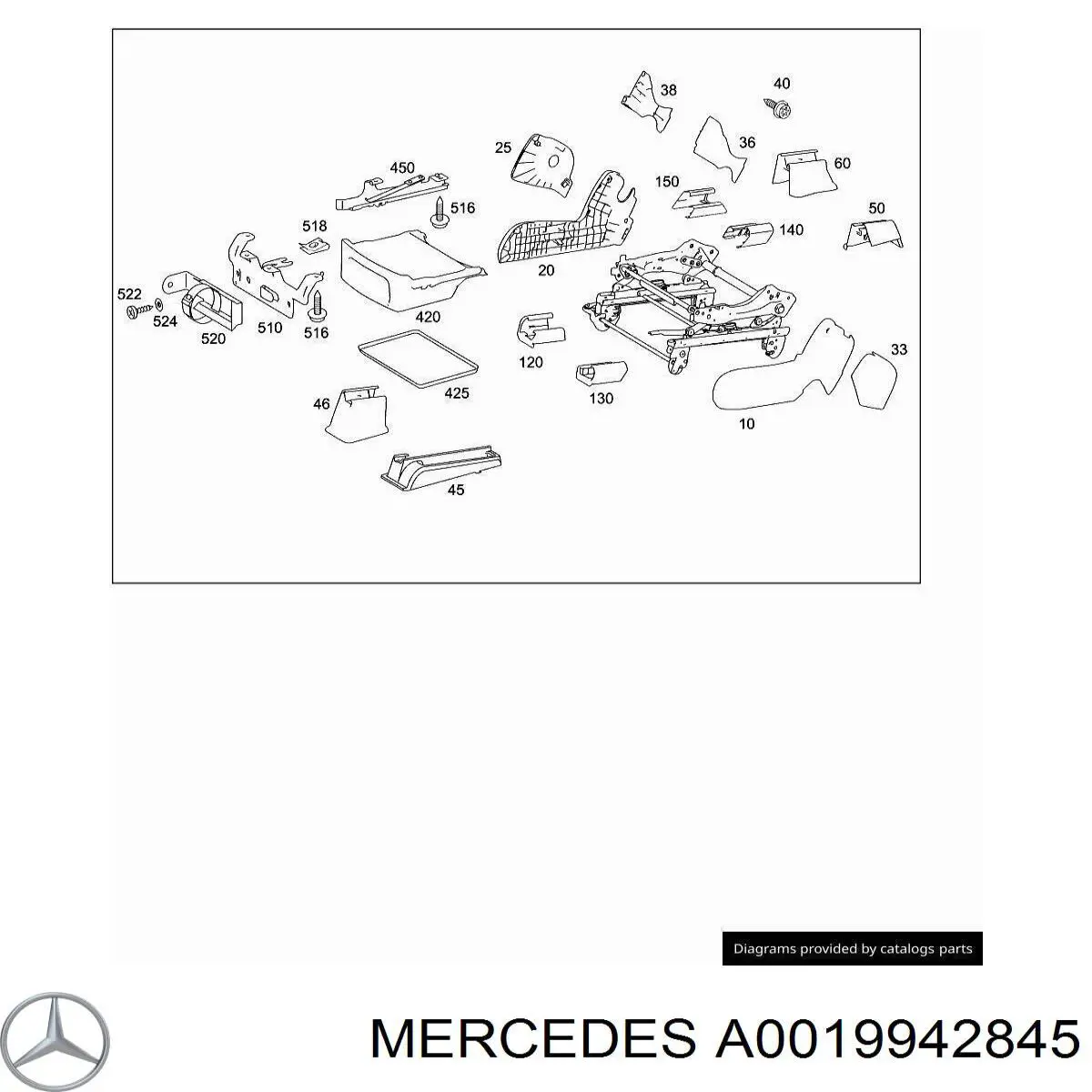 A0019942845 Mercedes 