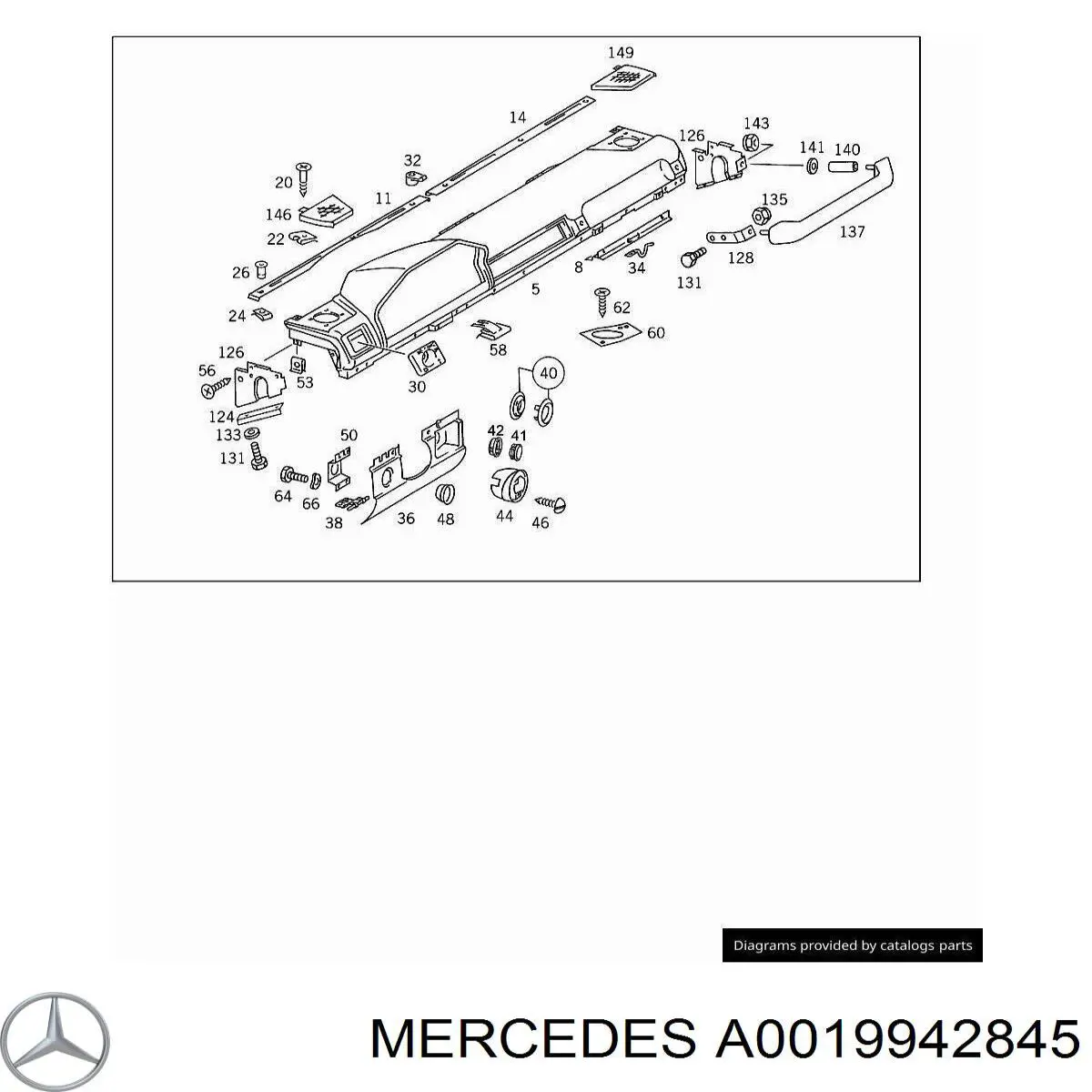  Mercedes A0019942845 preço, a partir de 3,84 USD
