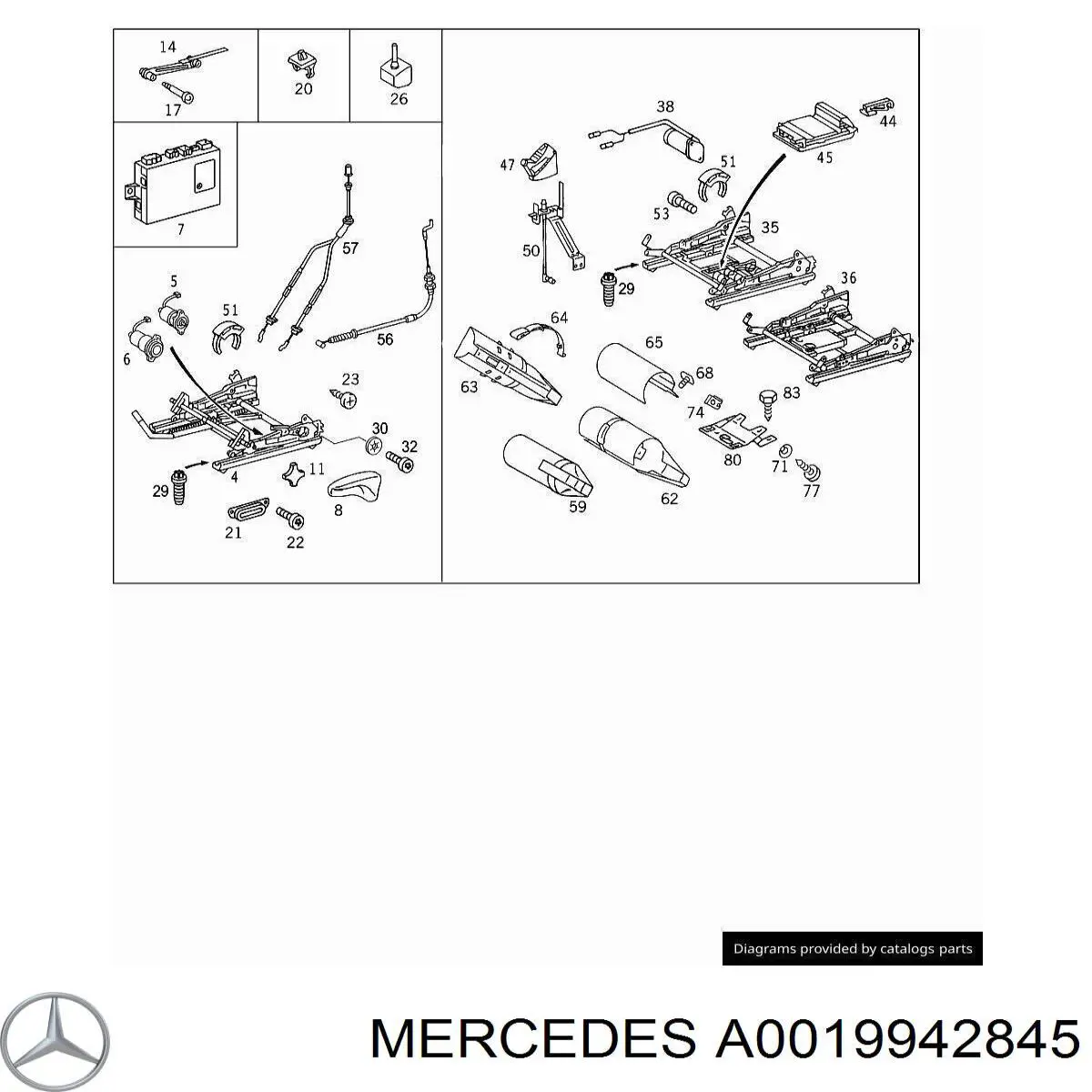 Compre A0019942845 Mercedes 