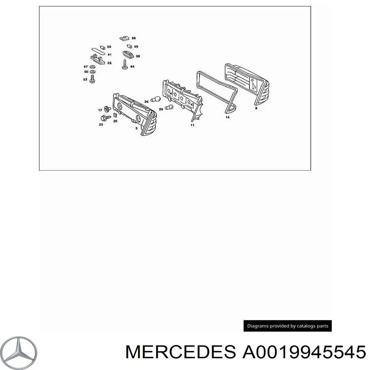 A0019945545 Mercedes 