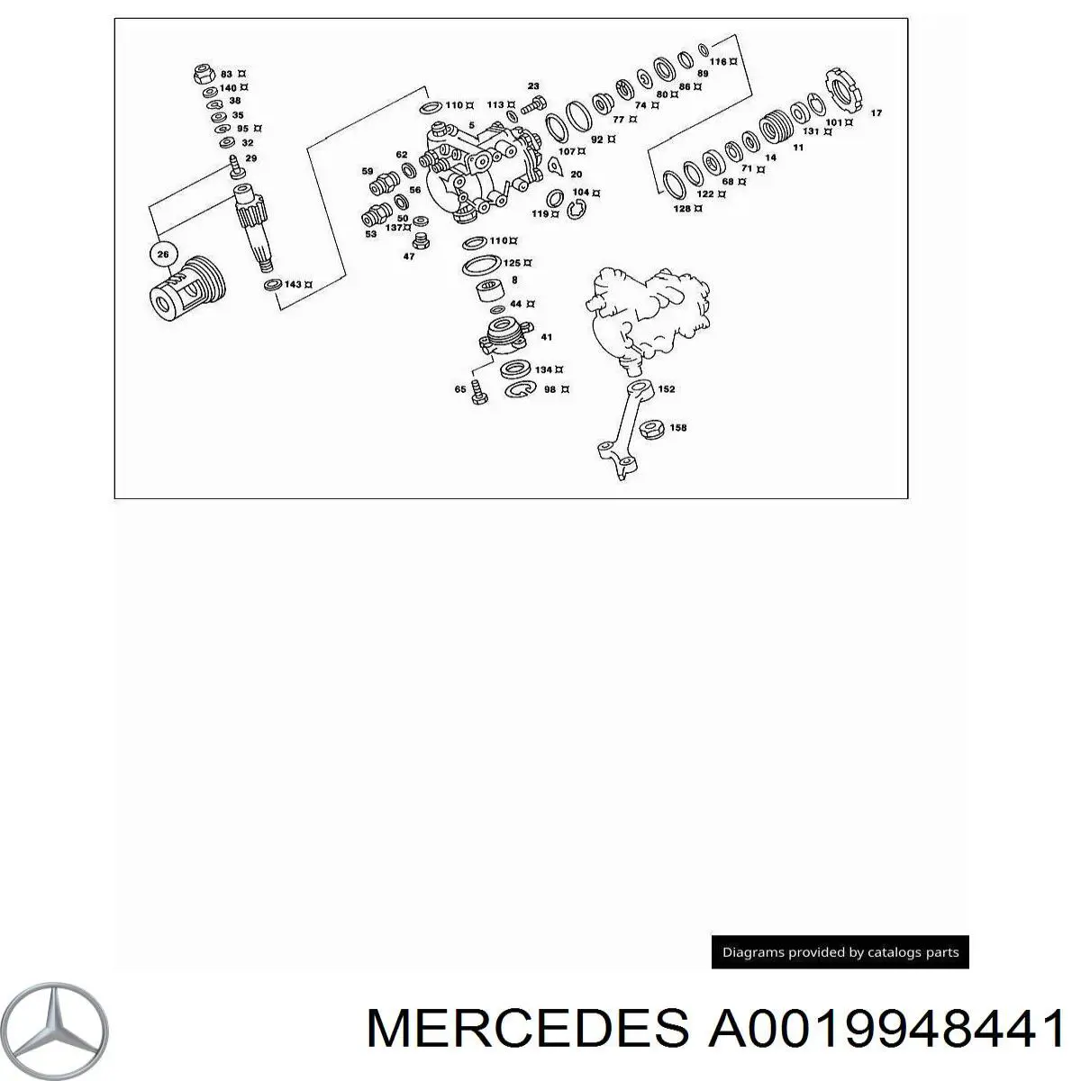 A0019948441 Mercedes 